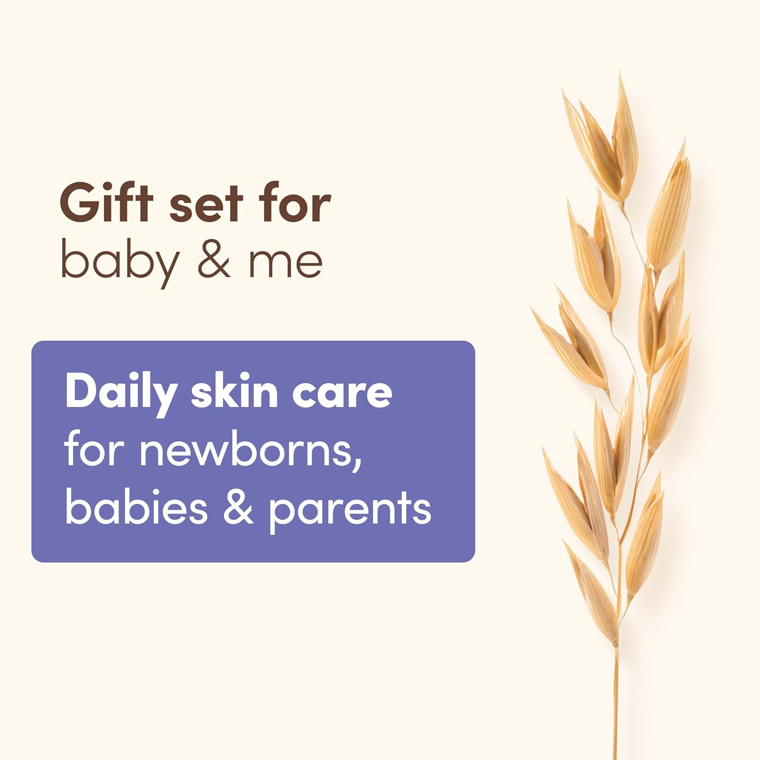 Aveeno Baby Bathtime Solutions Mommy & Me Gift Set, Baby Wash & Shampoo, Calming Bath, Daily Moisturizing Lotion and Stress Relief Body Wash for Mom, Colloidal Oat, Baby Bath Essentials, 4 items - Image 7