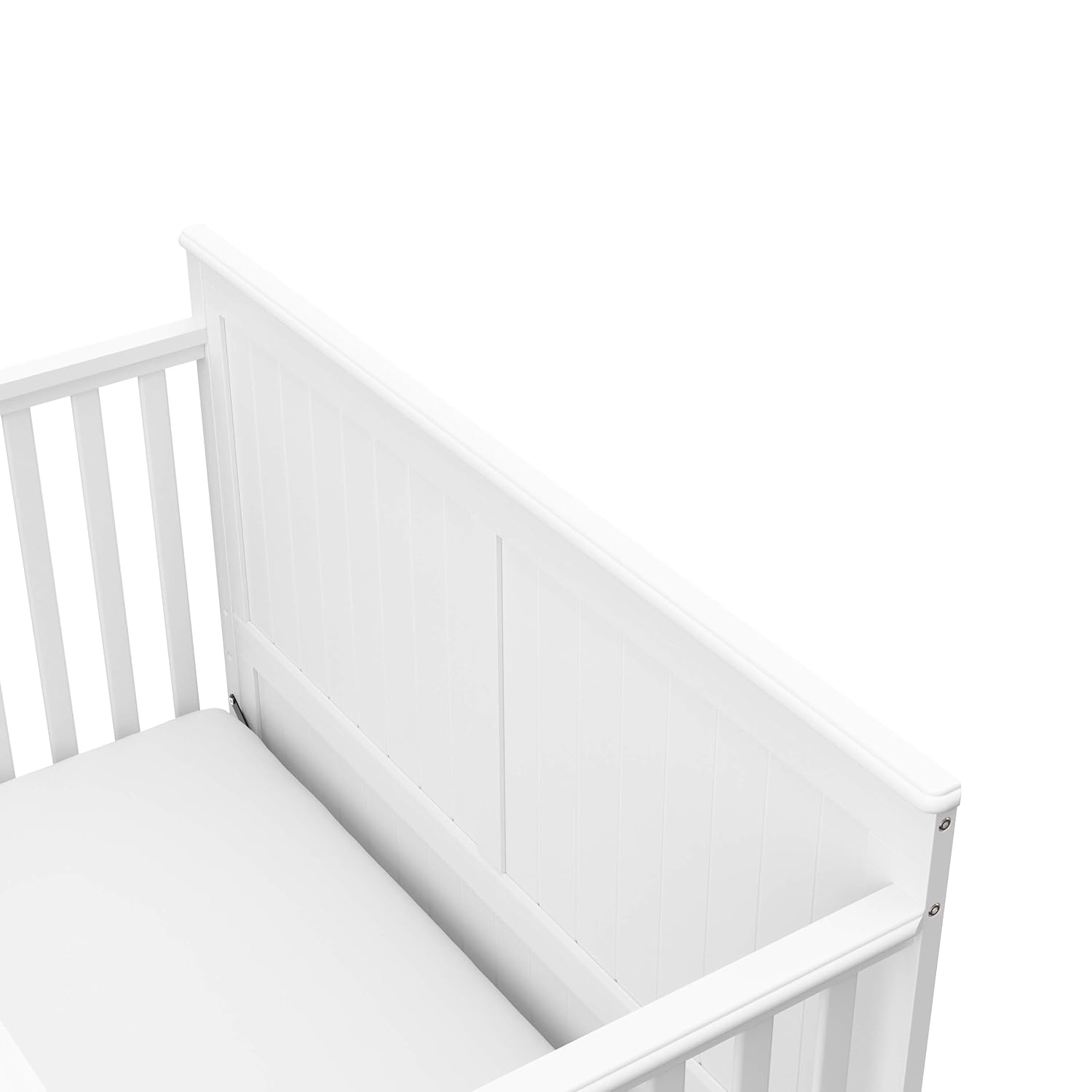 Graco Hadley 5-in-1 Convertible Crib with Drawer (White) – GREENGUARD Gold Certified, Crib with Drawer Combo, Full-Size Nursery Storage Drawer, Converts to Toddler Bed, Daybed - Image 12
