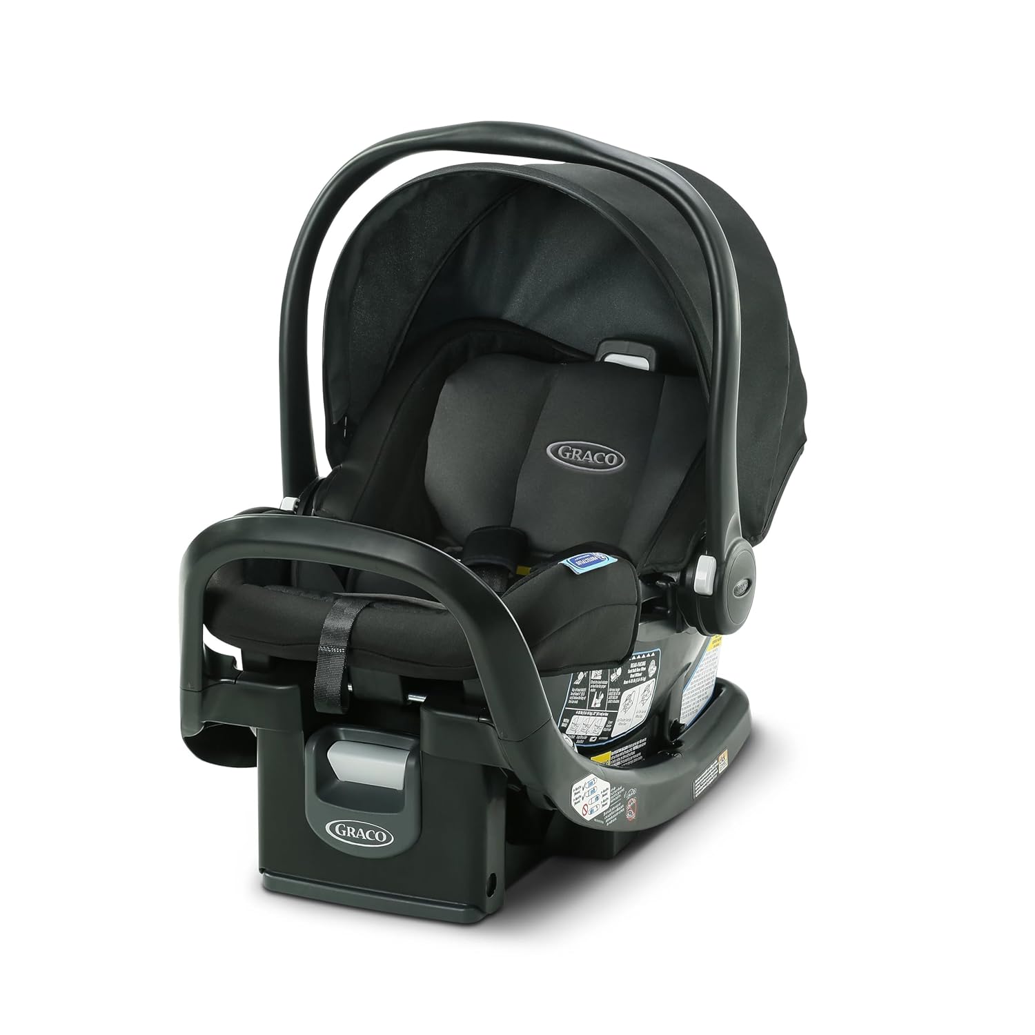 Graco SnugRide SnugFit Infant Car Seat, Baby Car Seat with Anti Rebound Bar for Extra Safety, No-Rethread Harness, LATCH Equipped Carseat, Baby Essentials, Gift for New Parents, Gotham - Image 2