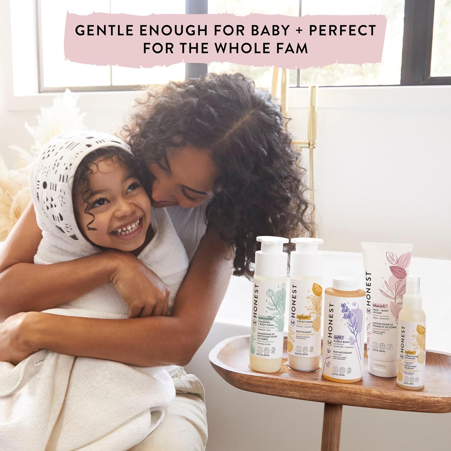 The Honest Company Conditioning Hair Detangler | Leave-in Conditioner + Fortifying Spray | Tear-free, Cruelty-Free, Hypoallergenic | Citrus Vanilla Refresh, 4 fl oz - Image 7