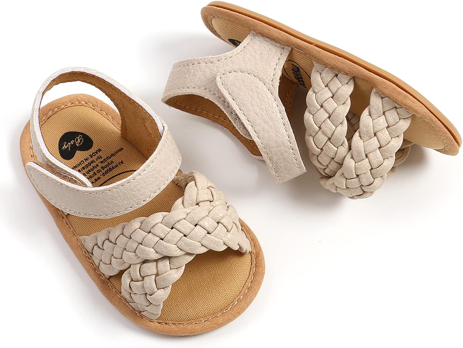 SOFMUO Baby Girls Boys Sparkly Bowknot Sandals Premium Soft Anti-Slip Rubber Sole Infant Summer Outdoor Shoes Toddler First Walkers - Image 7