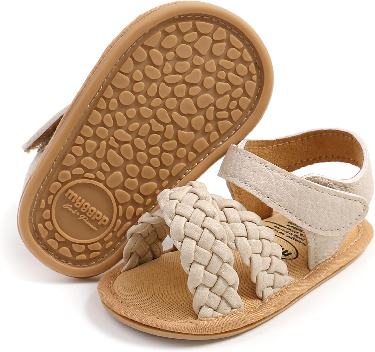 SOFMUO Baby Girls Boys Sparkly Bowknot Sandals Premium Soft Anti-Slip Rubber Sole Infant Summer Outdoor Shoes Toddler First Walkers - Image 2