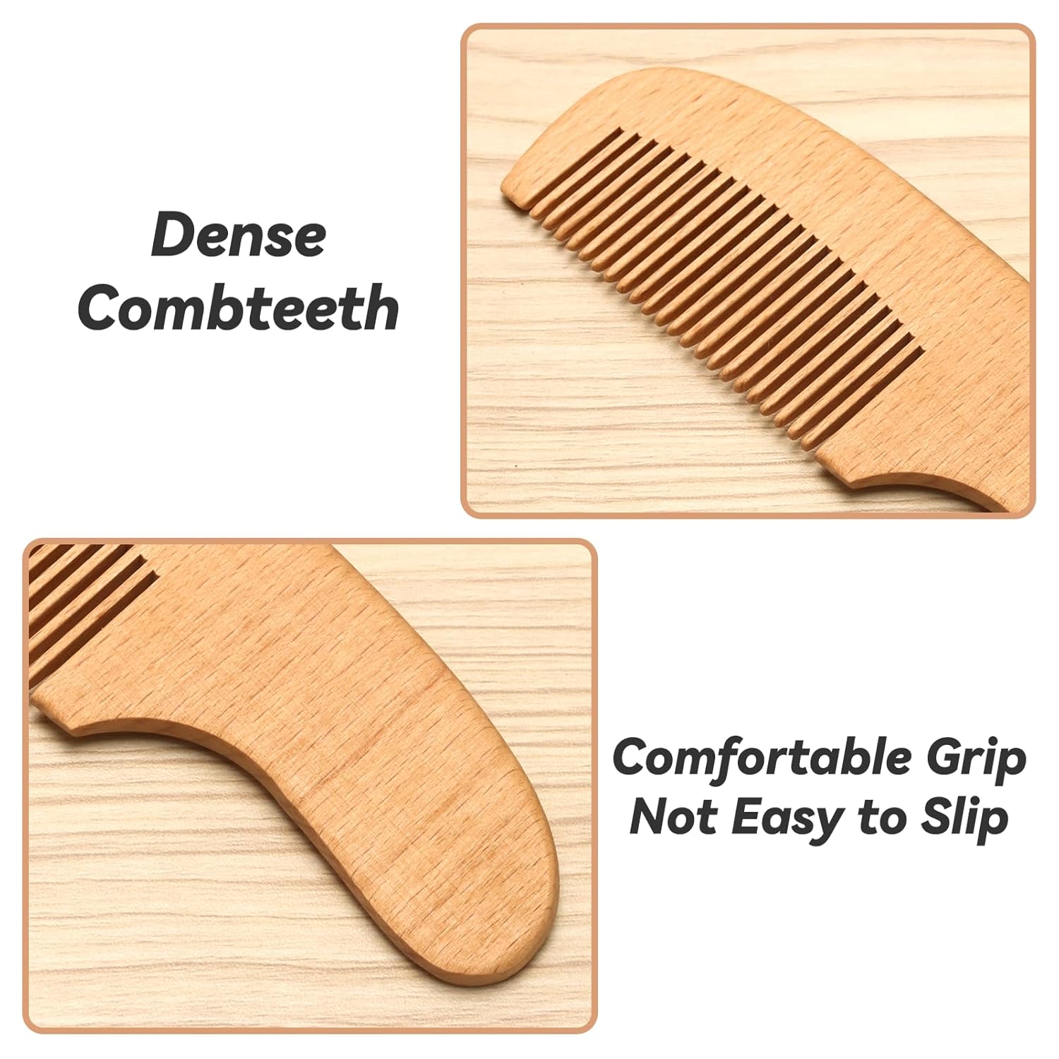 Baby Hair Care Kit, 5 in 1 Wooden Natural Goat Bristles Brush Cradle Cap Comb Baby Grooming Kit for Newborns Toddlers Boys Girls Gift - Image 6