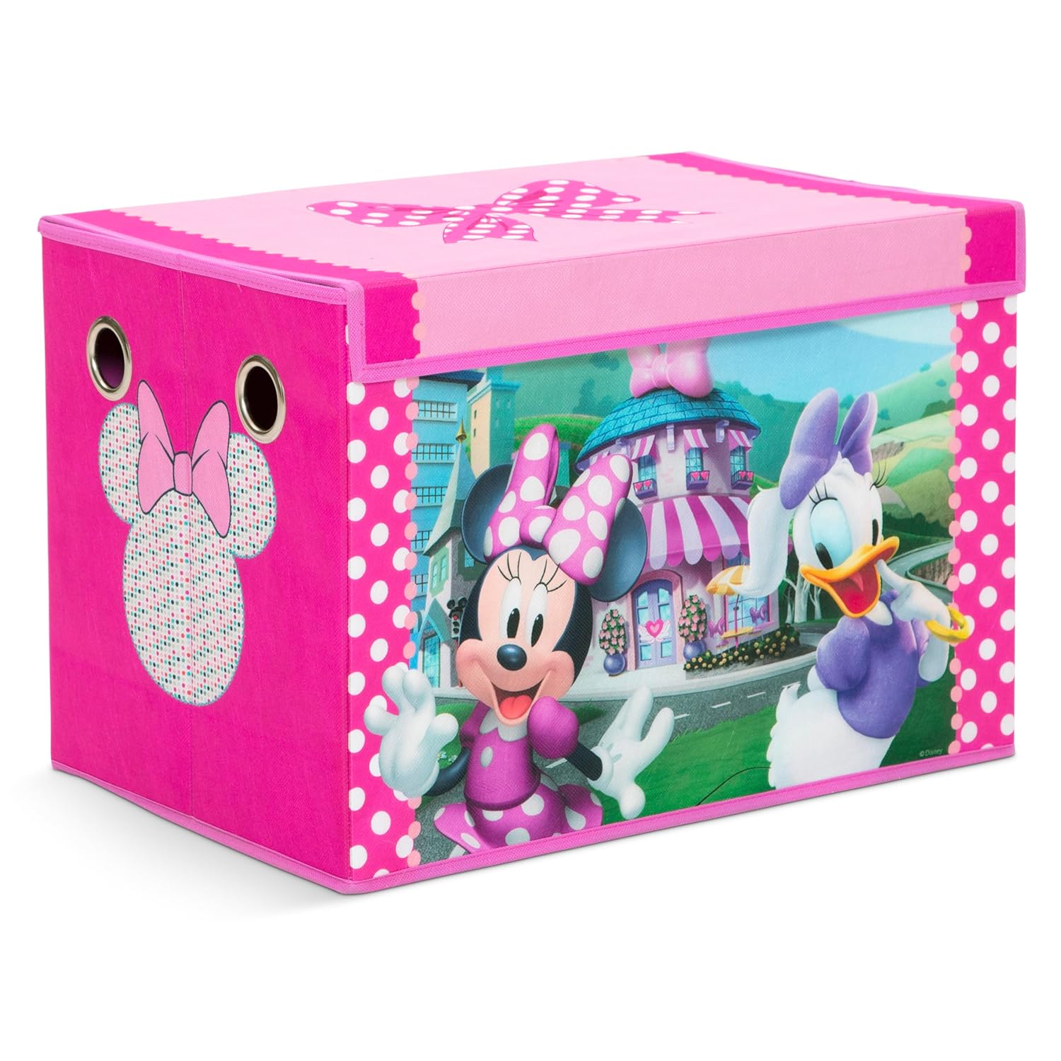 Delta Children Disney Minnie Mouse 4-Piece Toddler Room-in-a-Box Set – Includes Sleep and Play Toddler Bed, Table, 1 Chair and Toy Box, Pink - Image 15
