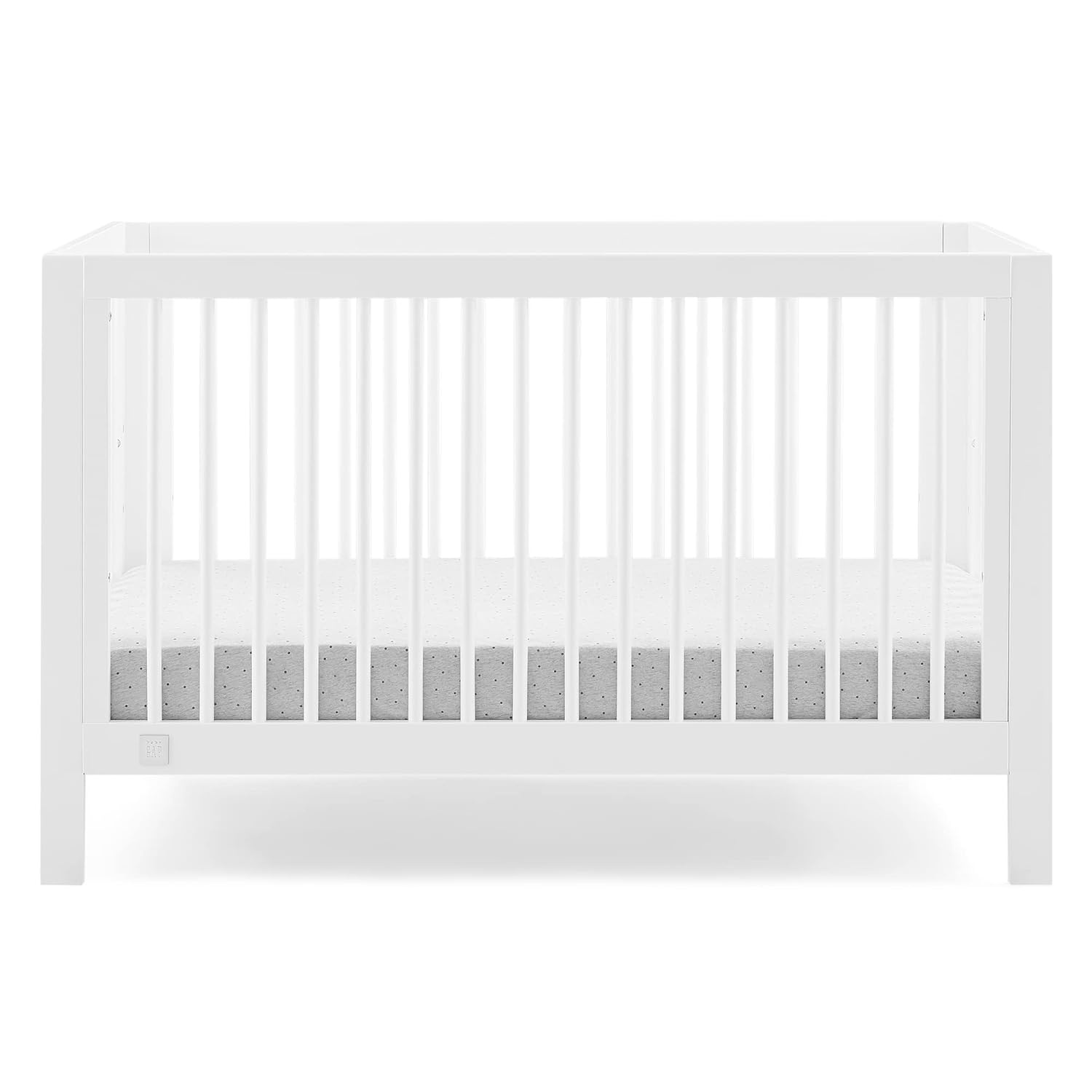 GAP babyGap Charlie 6-in-1 Convertible Crib - Greenguard Gold Certified, Bianca White - Image 10