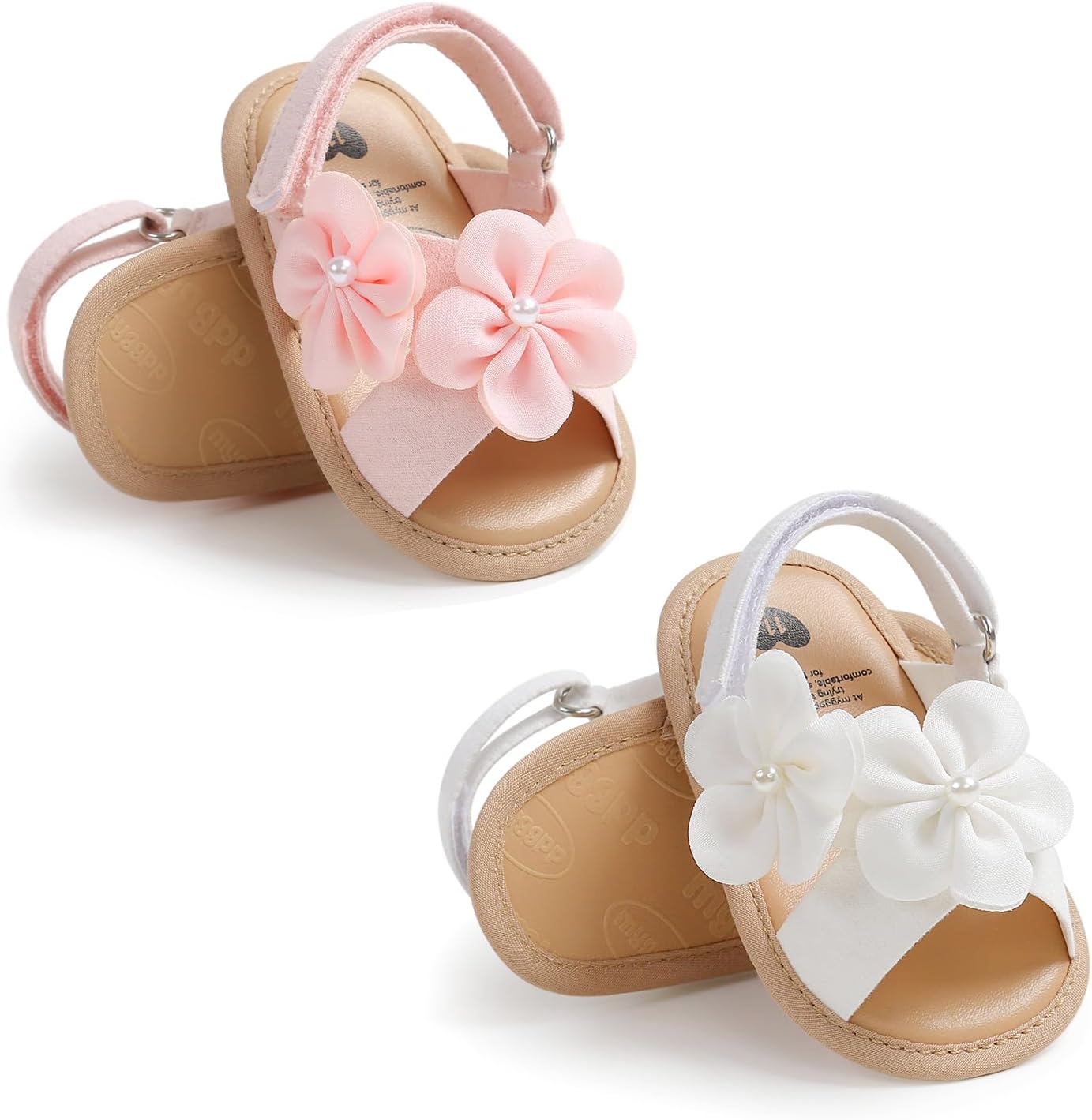 Infant Baby Boys Girls Sandals Summer Baby Wedding Dress Flat Shoes Newborn Crib Shoes First Walkers Prewalkers Shoes - Image 5