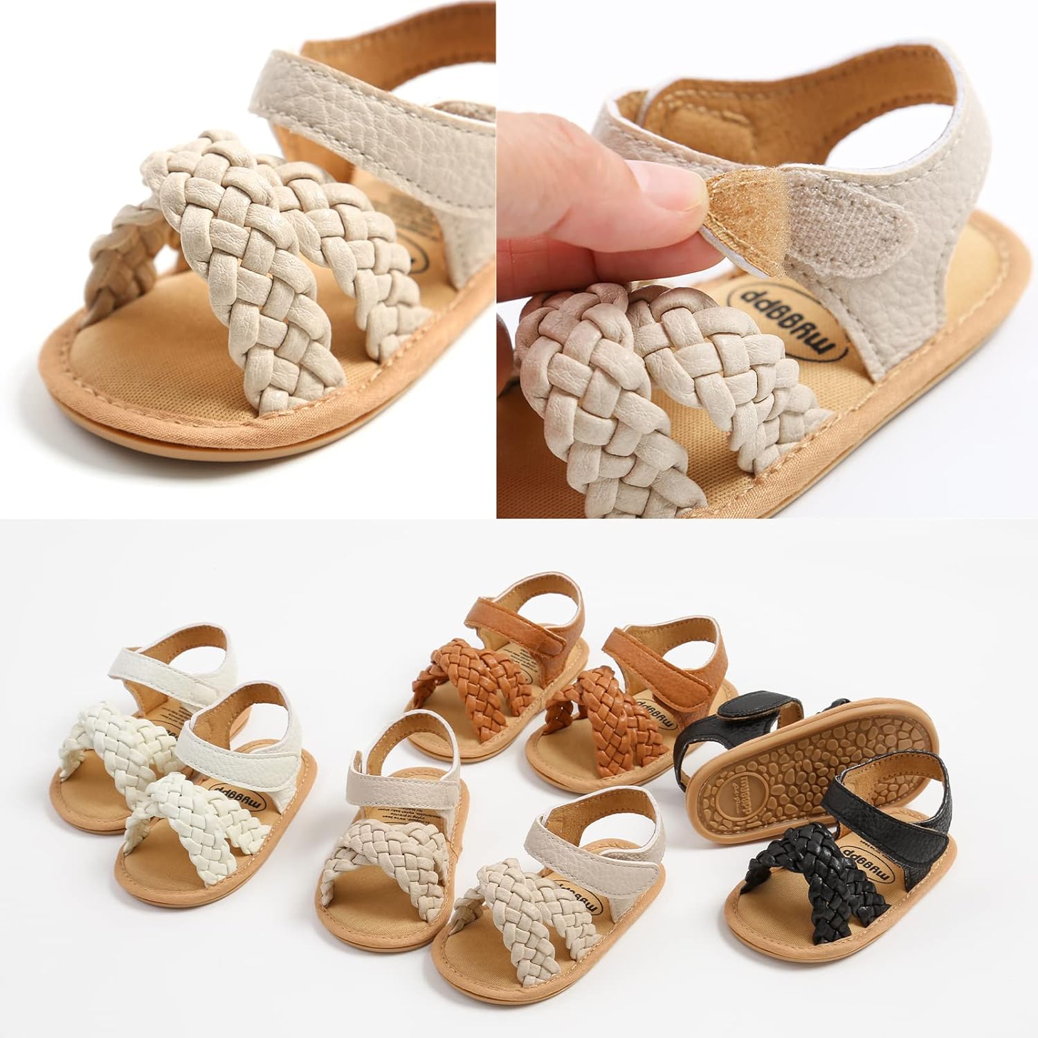 RVROVIC Baby Boys Girls Sandals Premium Soft Anti-Slip Rubber Sole Infant Summer Outdoor Shoes Toddler First Walkers - Image 7