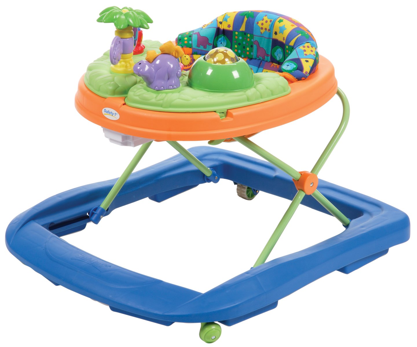 Safety 1st Dino Sounds 'n Lights Discovery Baby Walker with Activity Tray - Image 2