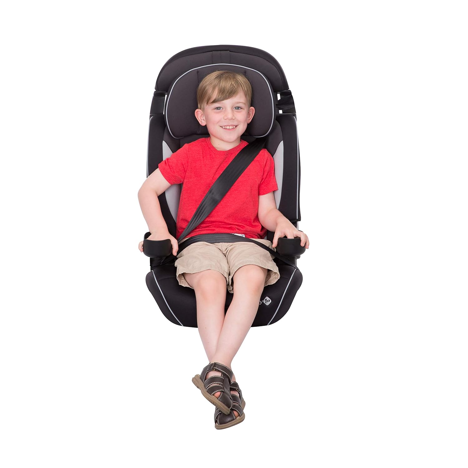 Safety 1st Grand 2-in-1 Booster Car Seat, Converts from High Back to Belt-Positioning Booster, High Back Seat for Kids 40-65, and Belt-Positioning 40-100 Pounds, Black Sparrow - Image 11