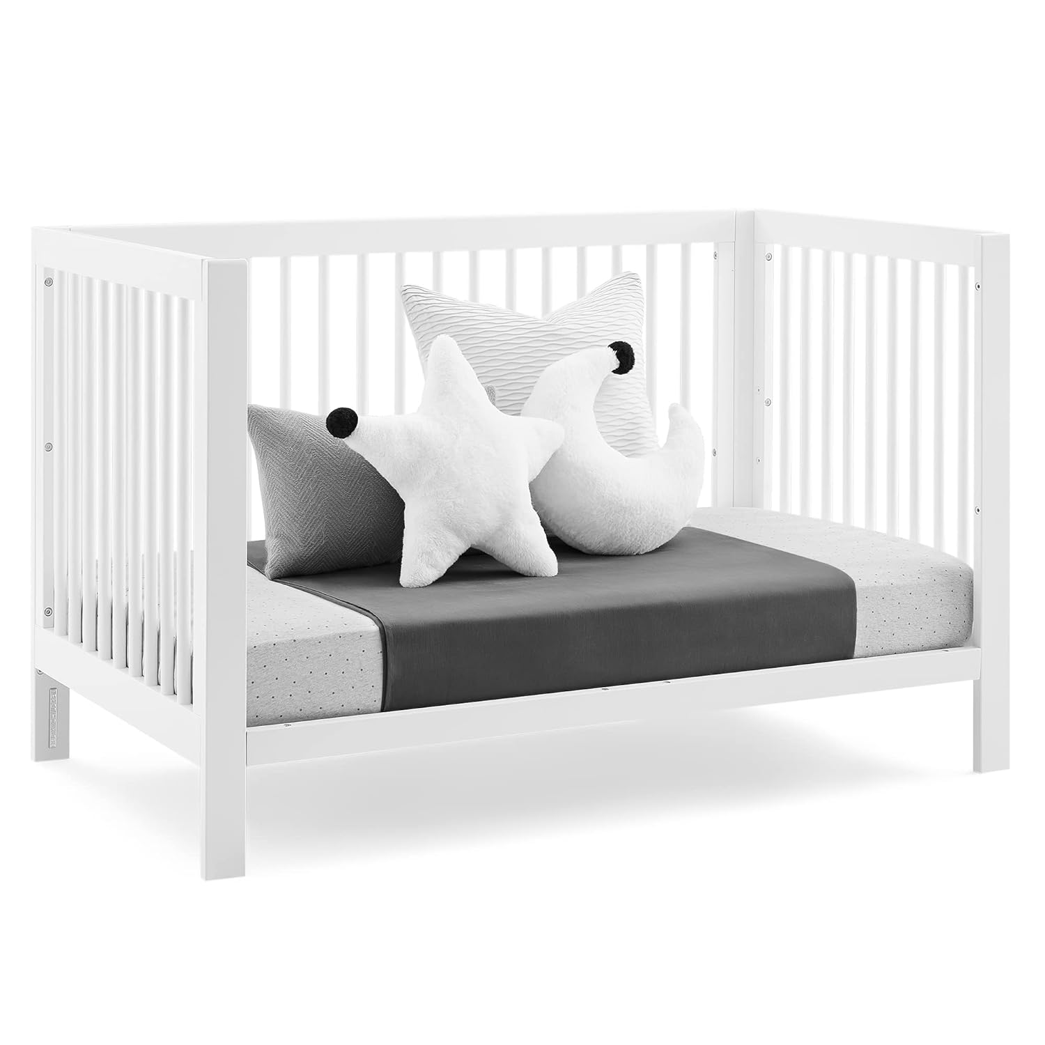 GAP babyGap Charlie 6-in-1 Convertible Crib - Greenguard Gold Certified, Bianca White - Image 12