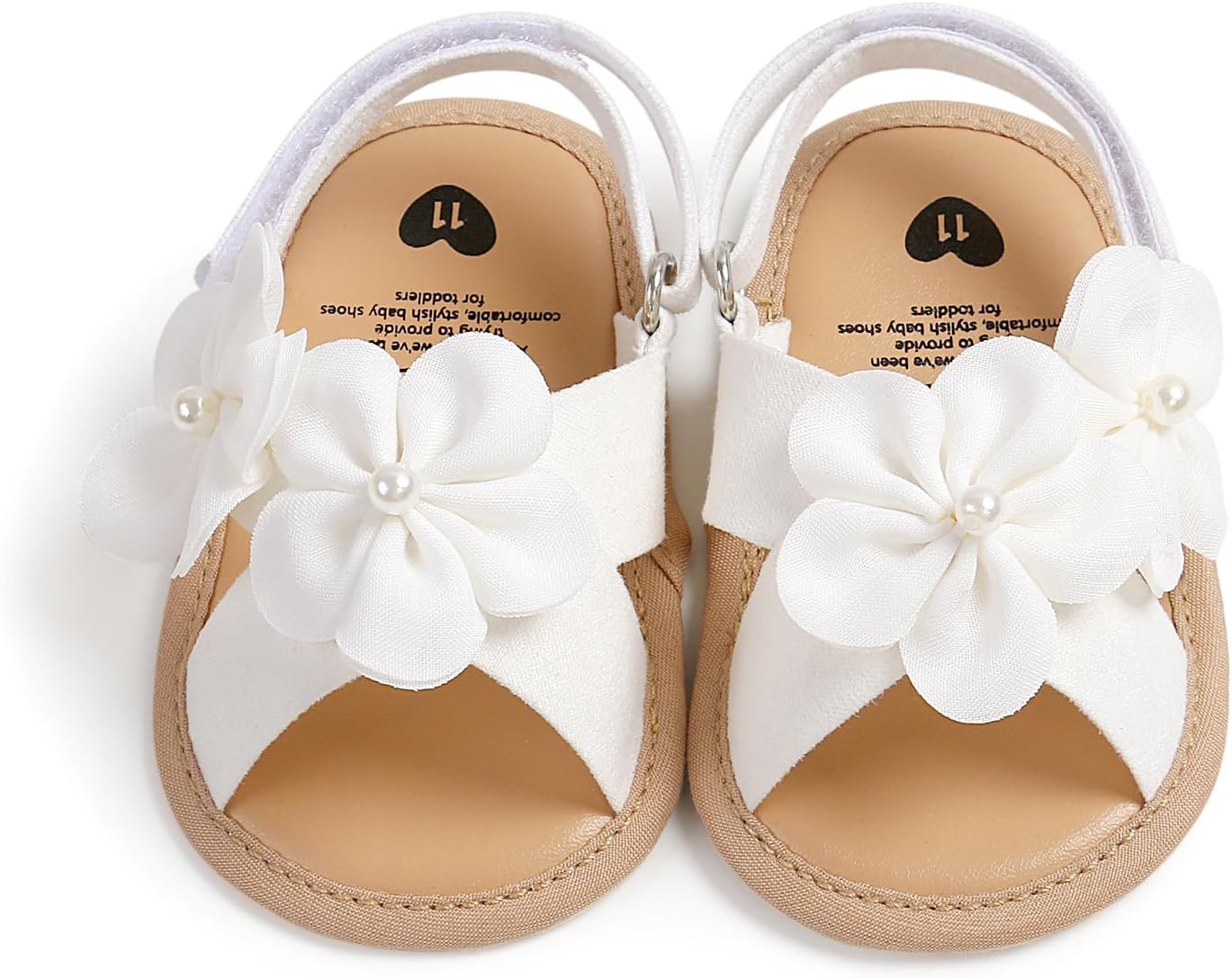 Infant Baby Boys Girls Sandals Summer Baby Wedding Dress Flat Shoes Newborn Crib Shoes First Walkers Prewalkers Shoes - Image 7