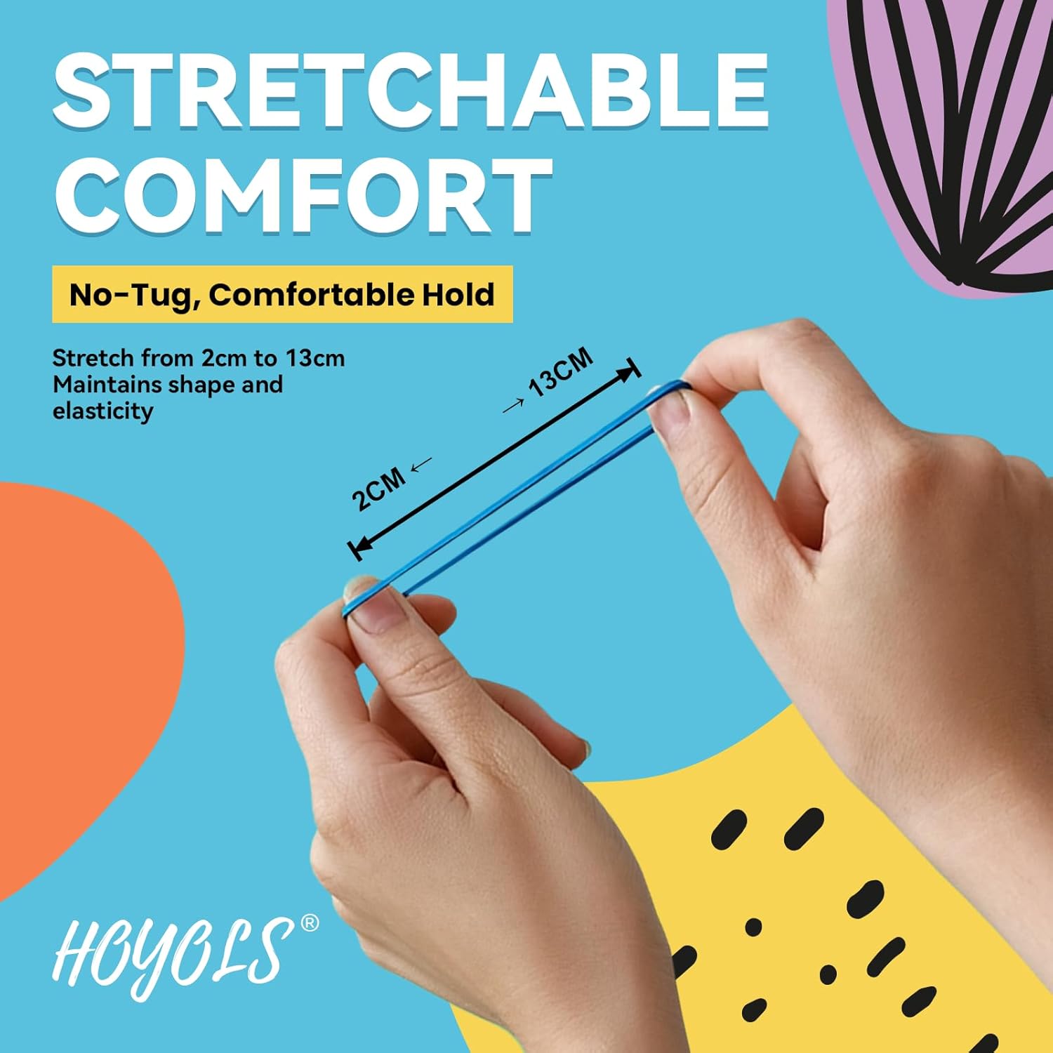 HOYOLS Baby Hair Ties Hair Rubber Bands for Toddler Infants Kids Girls Thin Small Hair Elastics TPU 1500 Piece Pack - Image 4