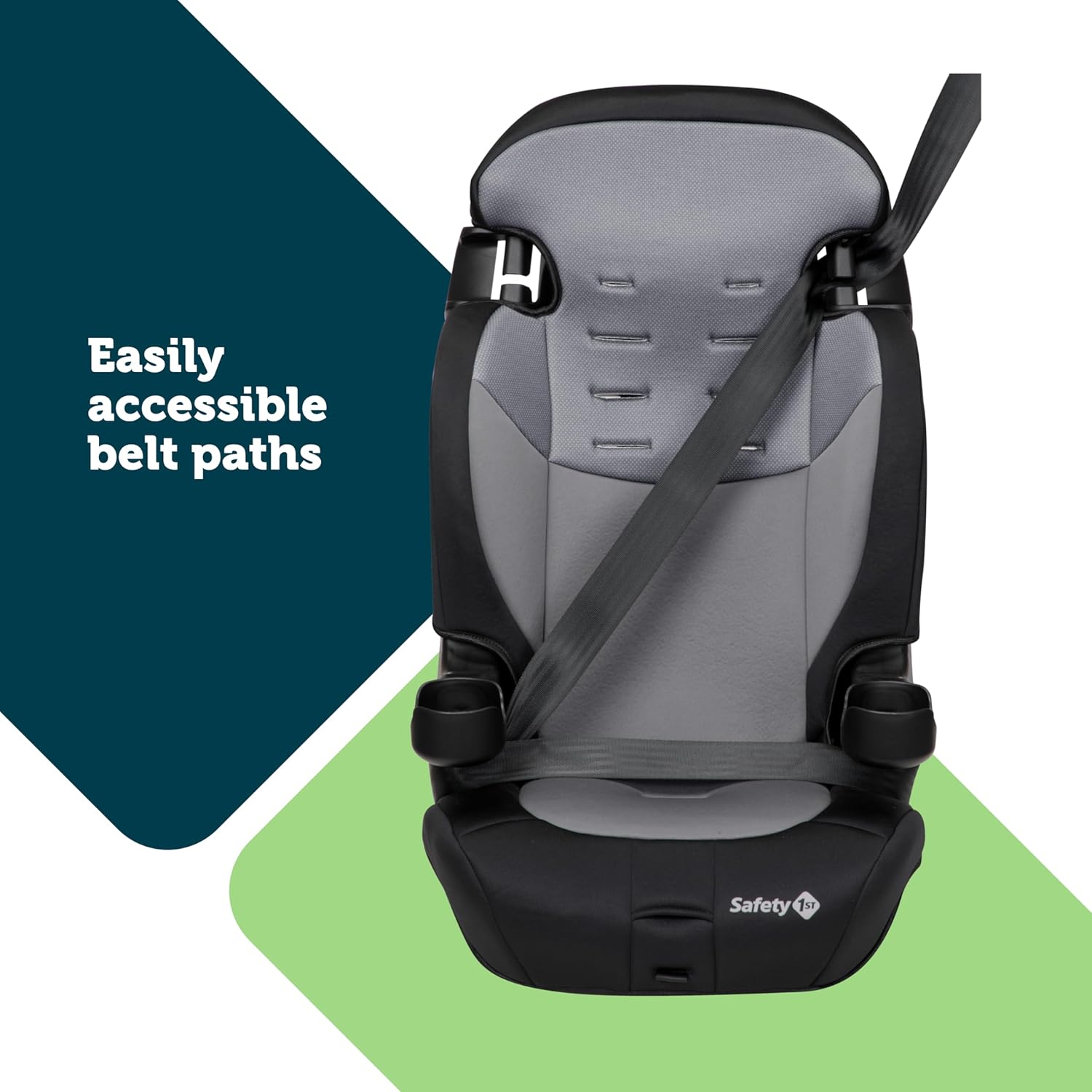 Safety 1st Grand 2-in-1 Booster Car Seat, Converts from High Back to Belt-Positioning Booster, High Back Seat for Kids 40-65, and Belt-Positioning 40-100 Pounds, Black Sparrow - Image 6