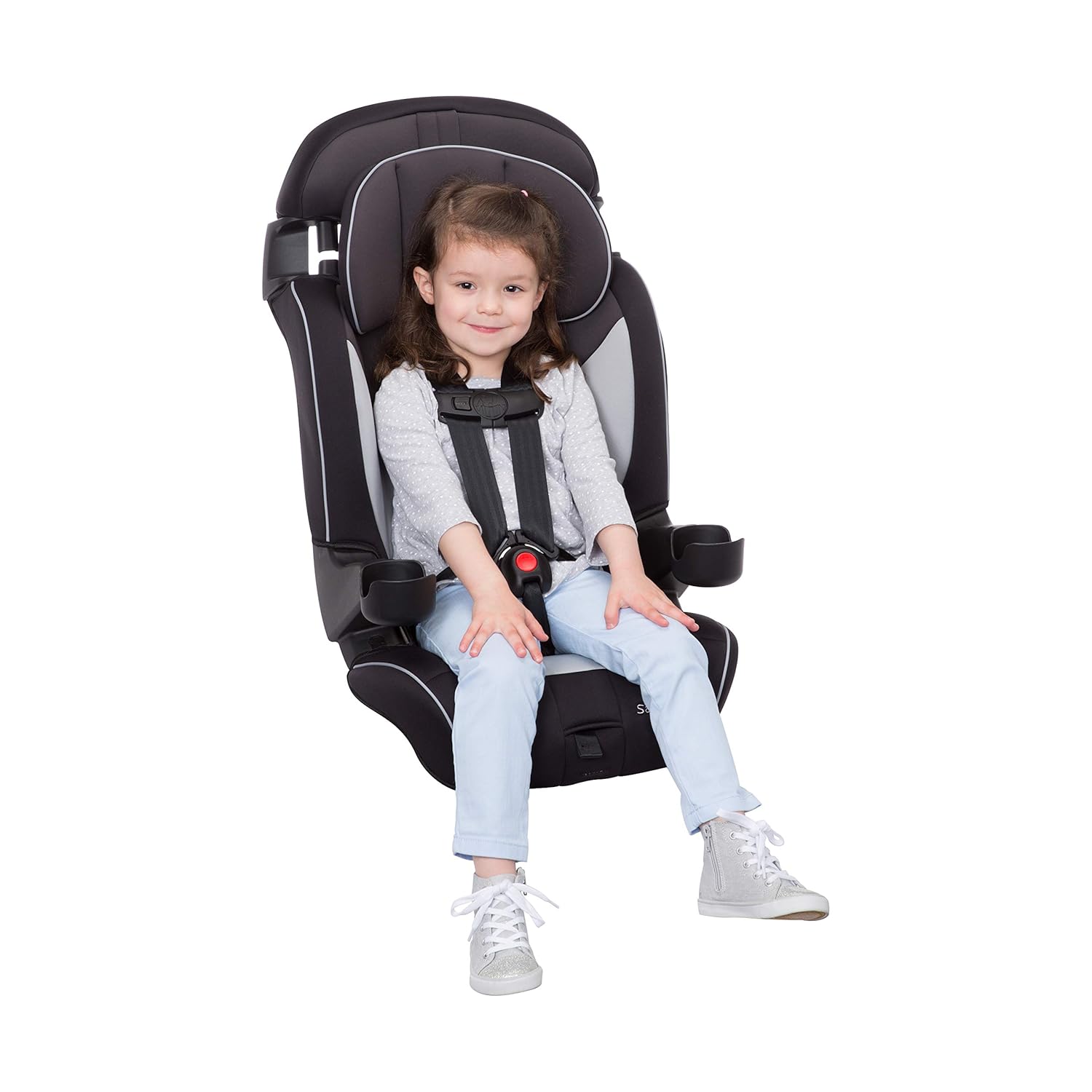 Safety 1st Grand 2-in-1 Booster Car Seat, Converts from High Back to Belt-Positioning Booster, High Back Seat for Kids 40-65, and Belt-Positioning 40-100 Pounds, Black Sparrow - Image 14