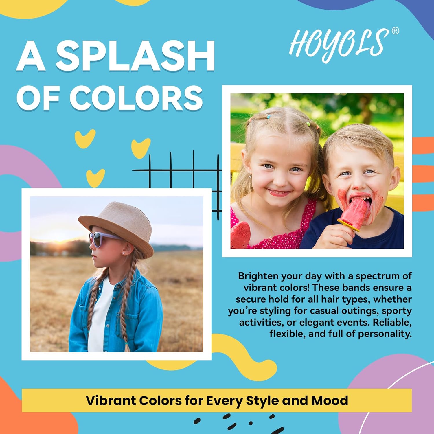 HOYOLS Baby Hair Ties Hair Rubber Bands for Toddler Infants Kids Girls Thin Small Hair Elastics TPU 1500 Piece Pack - Image 6