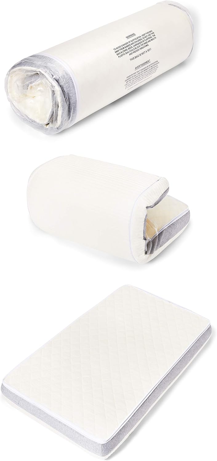 Graco Ultra 2-in-1 Premium Dual Sided Crib & Toddler Mattress - GREENGUARD Gold, CertiPUR-US Certified Foam, Machine Washable Cover with 100% Waterproof Surface, Fits Standard Baby Crib & Toddler Beds - Image 8