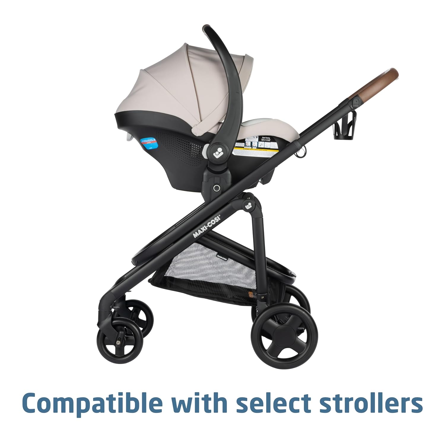 Maxi-Cosi Mico Luxe Infant Car Seat with Base, Rear Facing Car Seat for Babies, Baby Carseat 4-30 lbs, Baby Car Seats, Infant Car Seats, New Hope Tan - Image 8