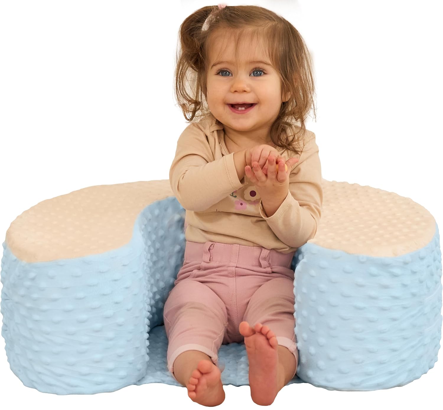 Baby Sit Up Pillow | Baby Pillow for Sitting Up | Comfortable Infant Seat for Early Sitting & Playtime | Soft & Stable Seat with Ring | Suitable from 4 Months - Image 2