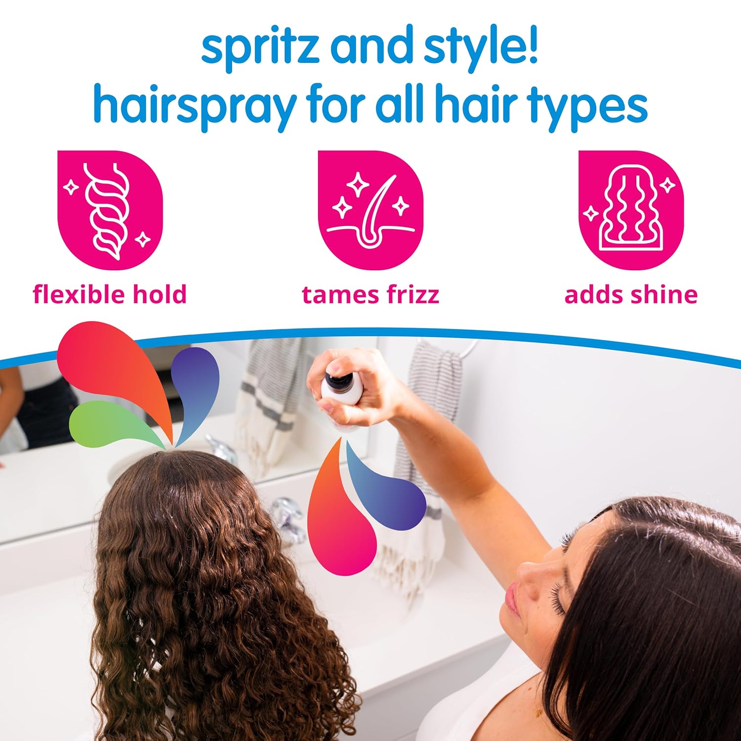 SoCozy Multi Styler, Styling Hair Spray for Kids, Safe for Everyday Use (5.2 Fl Oz) Holds Like a Light Gel, Gentle Formula with Quinoa, Vitamin B5 & Aloe, No Parabens, Sulfates or Synthetic Colors - Image 3