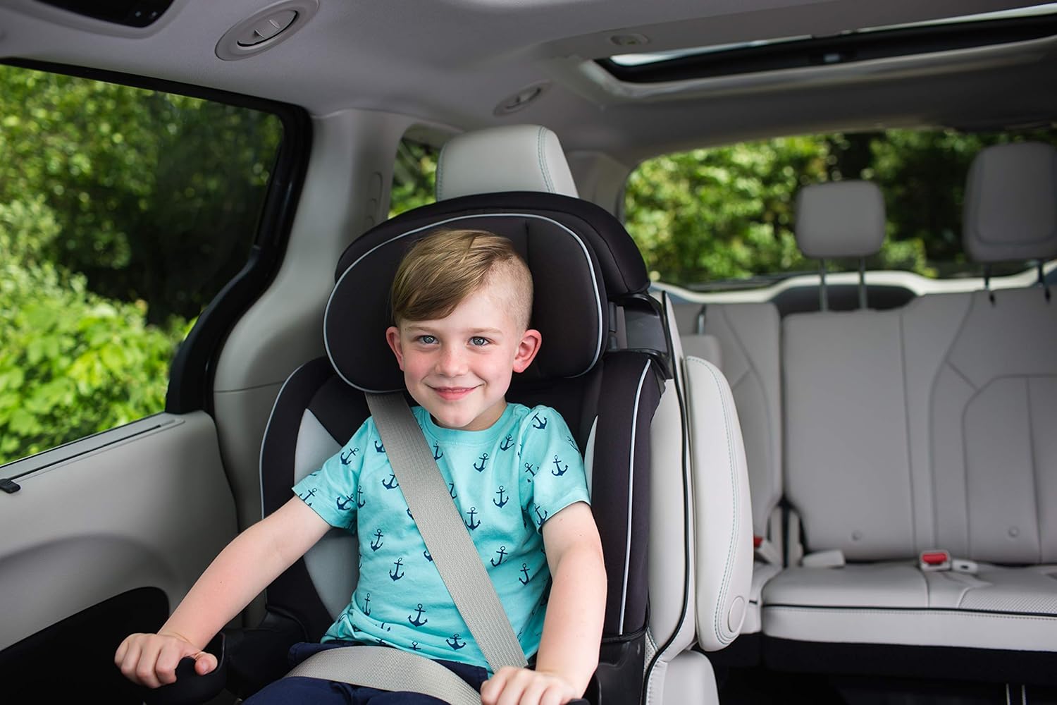 Safety 1st Grand 2-in-1 Booster Car Seat, Converts from High Back to Belt-Positioning Booster, High Back Seat for Kids 40-65, and Belt-Positioning 40-100 Pounds, Black Sparrow - Image 10