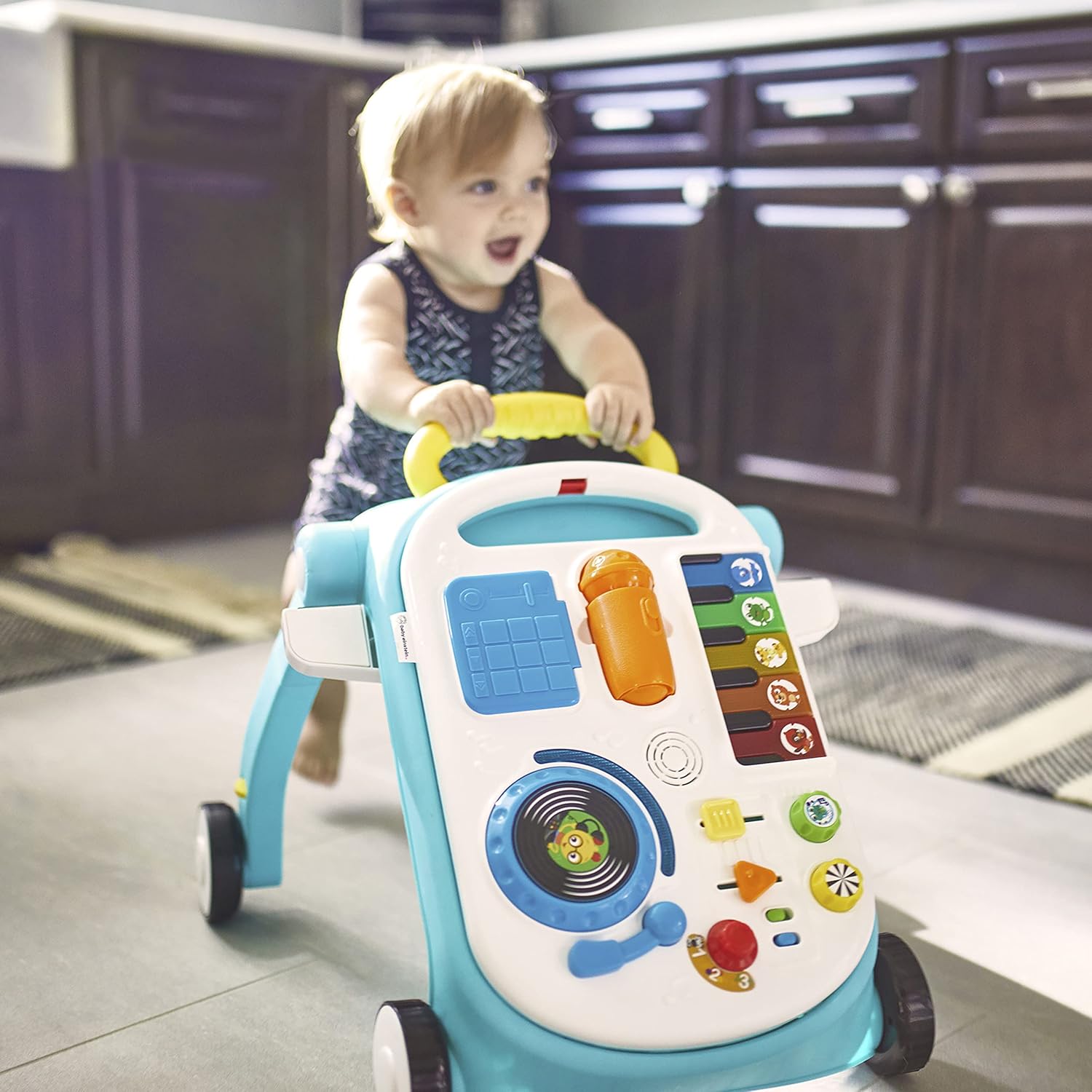 Baby Einstein Musical Mix ‘N Roll Learning Walker, 4-in-1 Push Walker, Activity Center, Toddler Table & Floor Toy, 6-36 Months, Blue - Image 20
